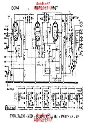 Unda Quadri unda 54-1 MF section 电路原理图.pdf