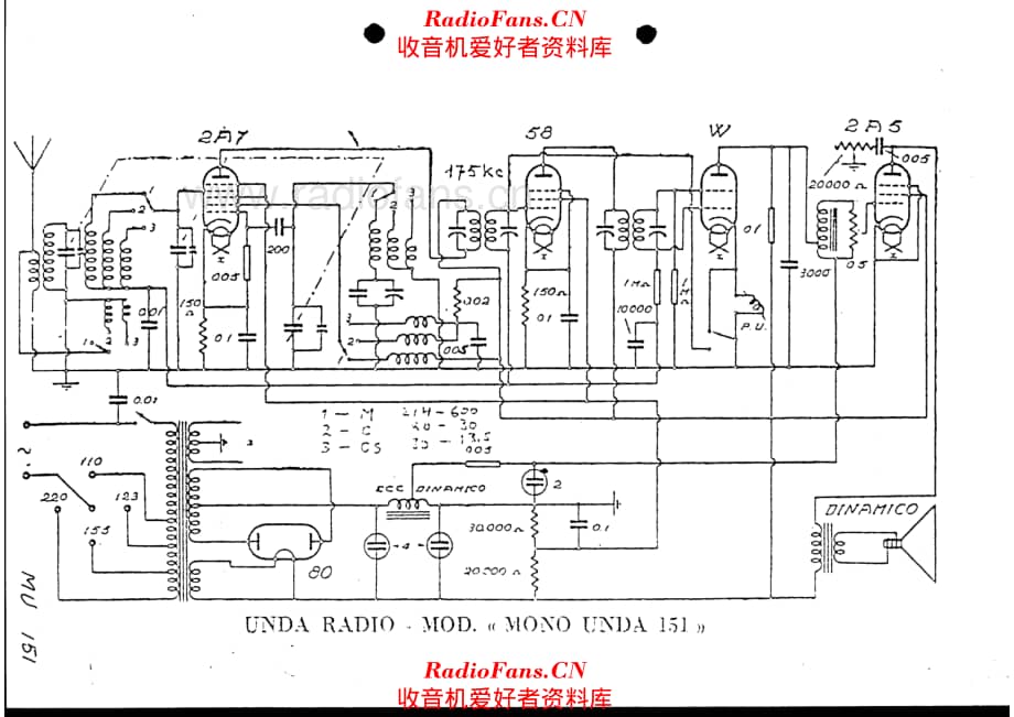 Unda Radio MU-151 电路原理图.pdf_第1页