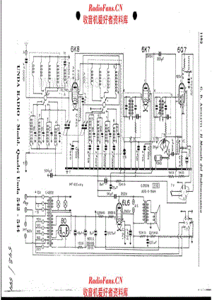 Unda Radio QU-542-544 电路原理图.pdf