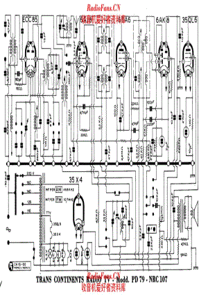 Trans Continents Radio PD79 NRC107 电路原理图.pdf