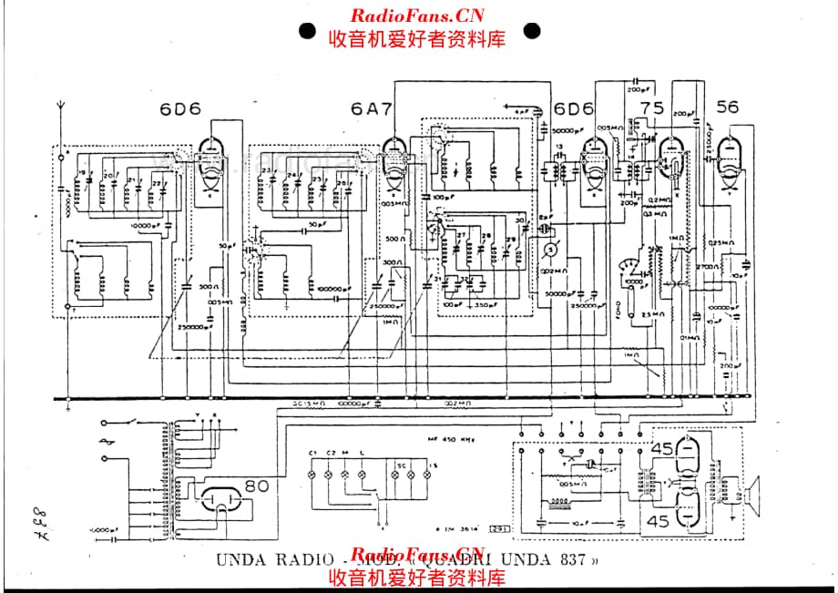 Unda Radio QU-837 电路原理图.pdf_第1页