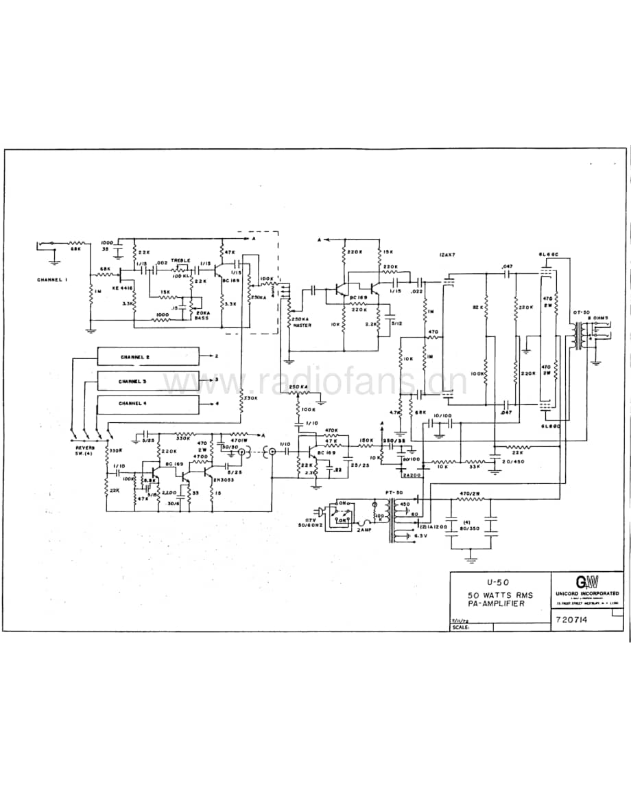 Univox U-50 电路原理图.pdf_第1页