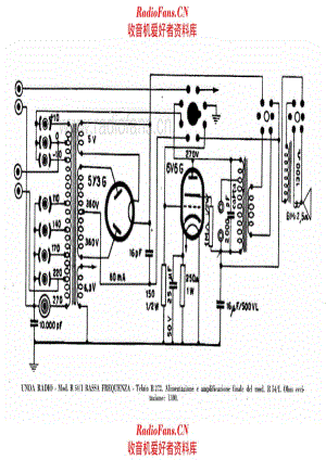 Unda R54-1 Chassis B272 AF section 电路原理图.pdf