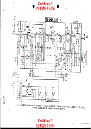 Unda Radio TU-539 电路原理图.pdf