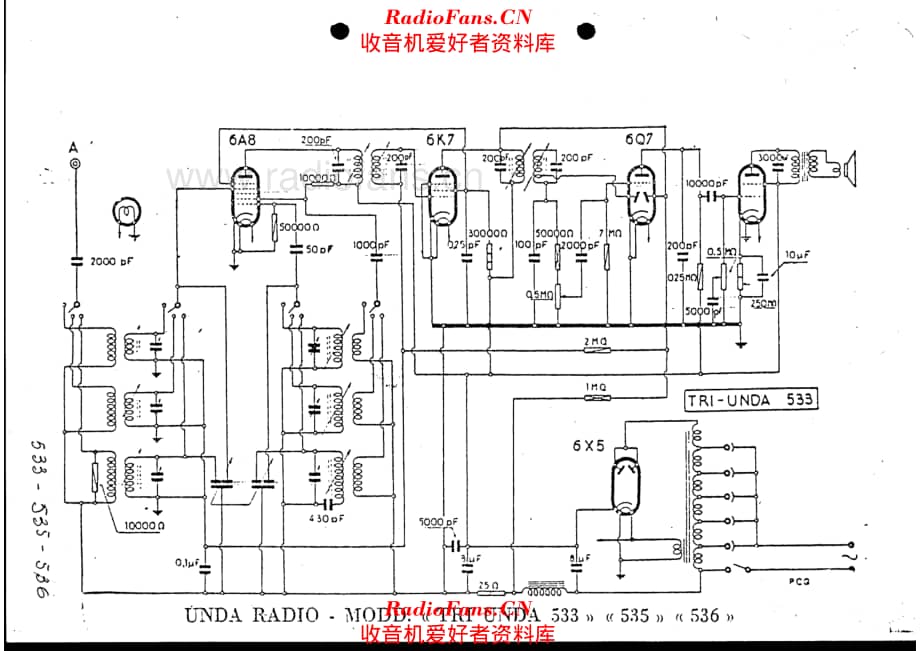 Unda Radio TU-533_535_536 电路原理图.pdf_第1页
