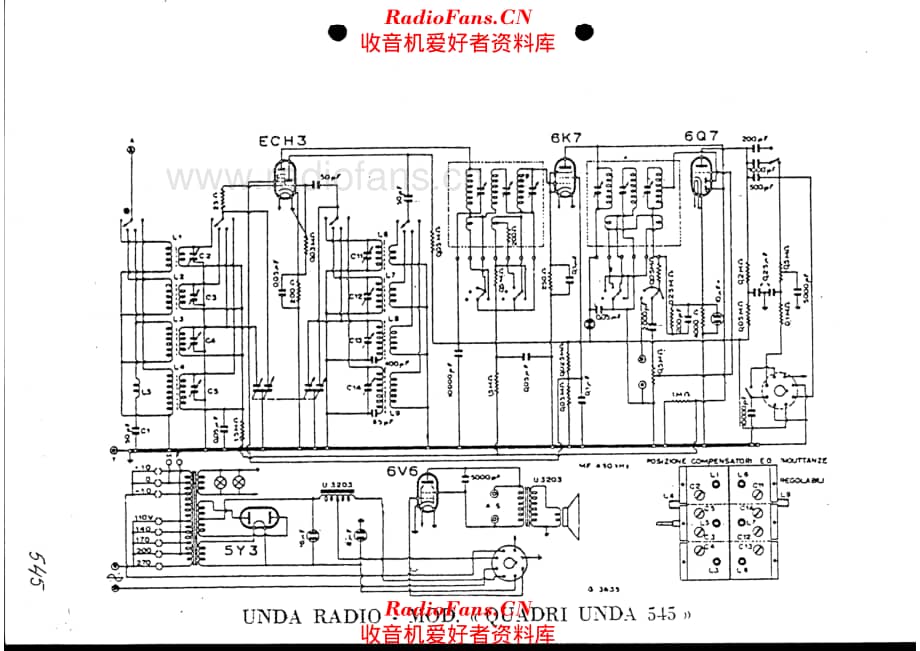 Unda Radio QU-545 电路原理图.pdf_第1页