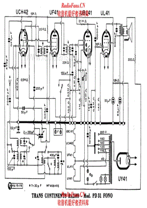 Trans Continents Radio PD31 Fono_2 电路原理图.pdf