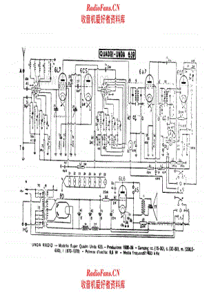 Unda Super Quadri Unda 639 alternate bis 电路原理图.pdf
