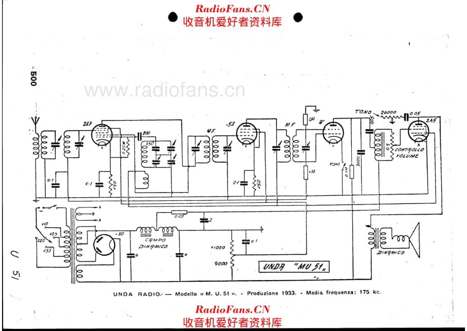 Unda Radio MU51 电路原理图.pdf_第1页