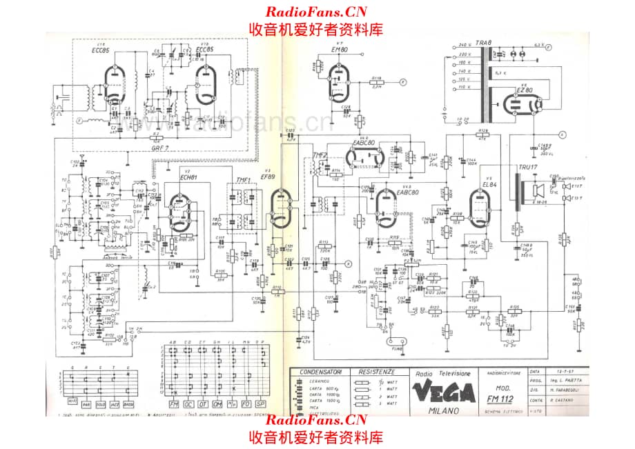 Vega mod.FM112 电路原理图.pdf_第1页
