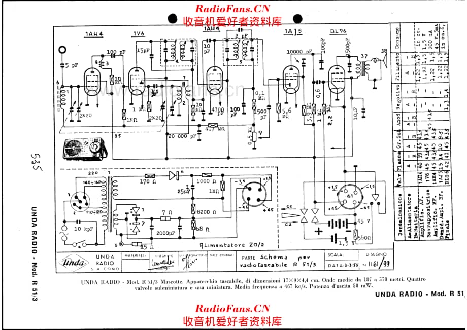 Unda Radio 51-3 电路原理图.pdf_第1页