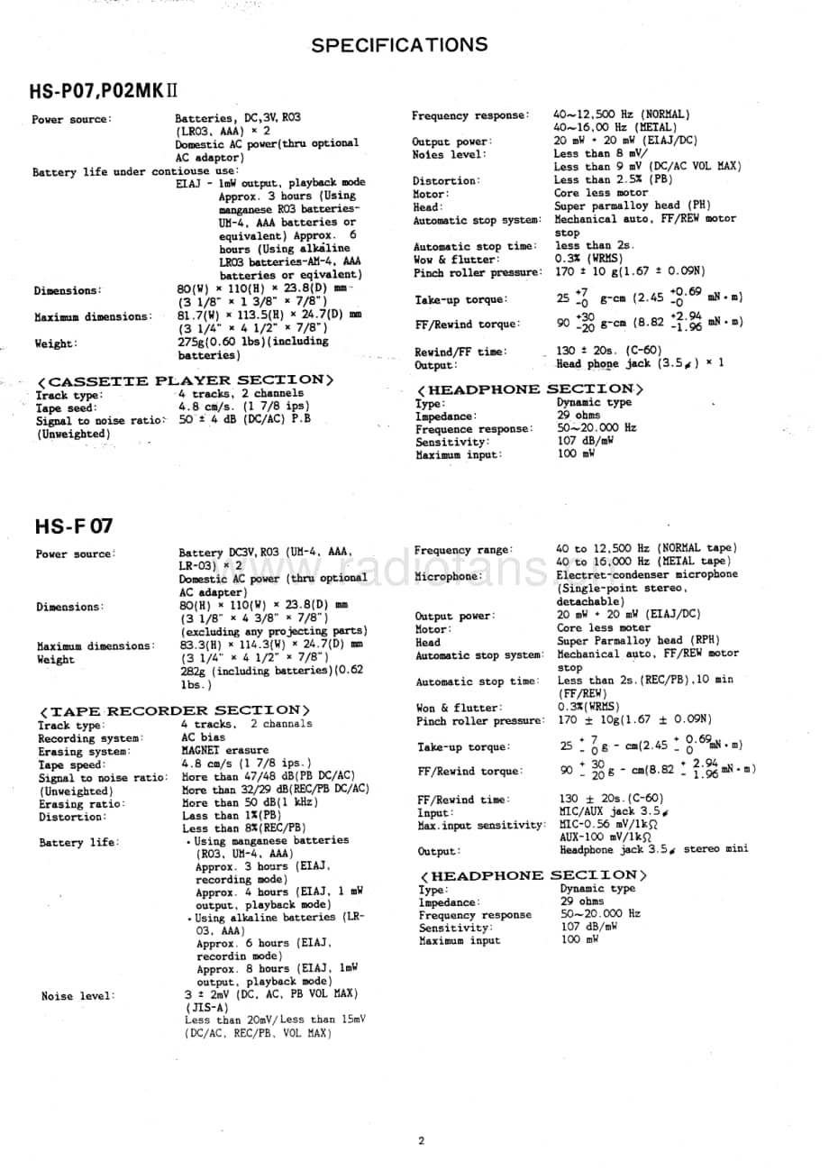 AIWA HS-P07(F07 U07) Service Manual电路原理图 .pdf_第2页