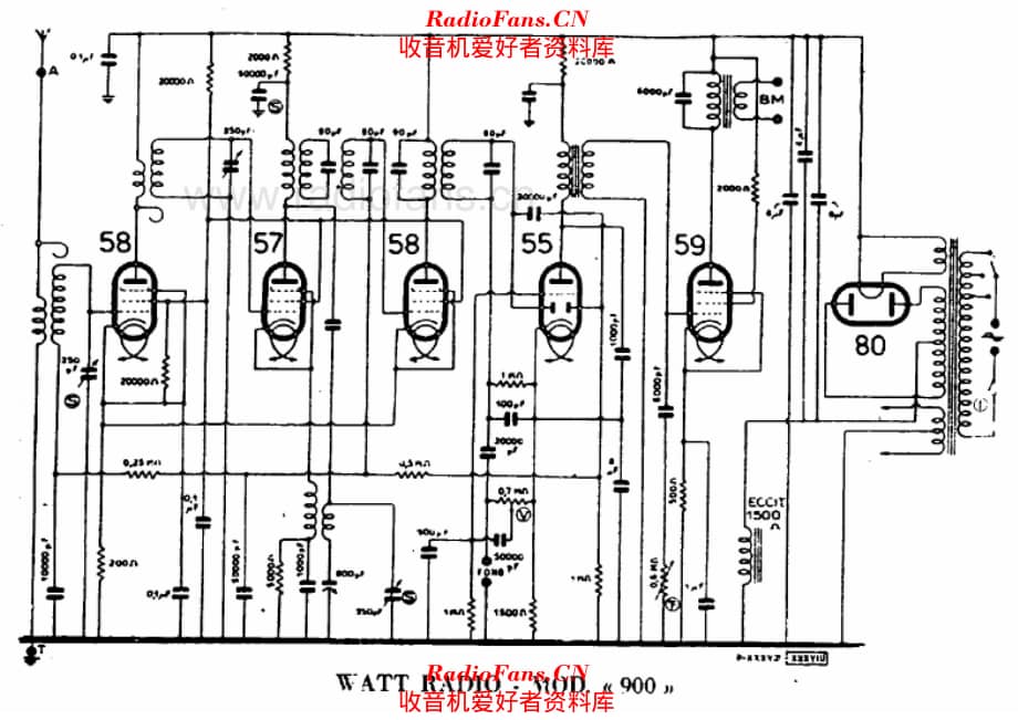 Watt Radio 900 电路原理图.pdf_第1页
