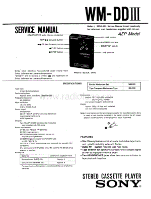 Sony_WMDD-3_service_manual电路原理图 .pdf