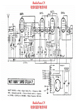 Watt Radio Super Stella 2 电路原理图.pdf