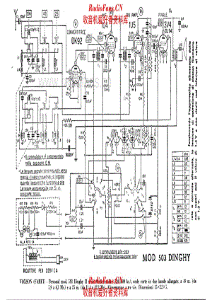 Voxson Personal 503 Dinghy II series 电路原理图.pdf