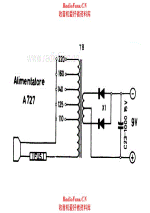 Voxson 762 power supply unit 电路原理图.pdf