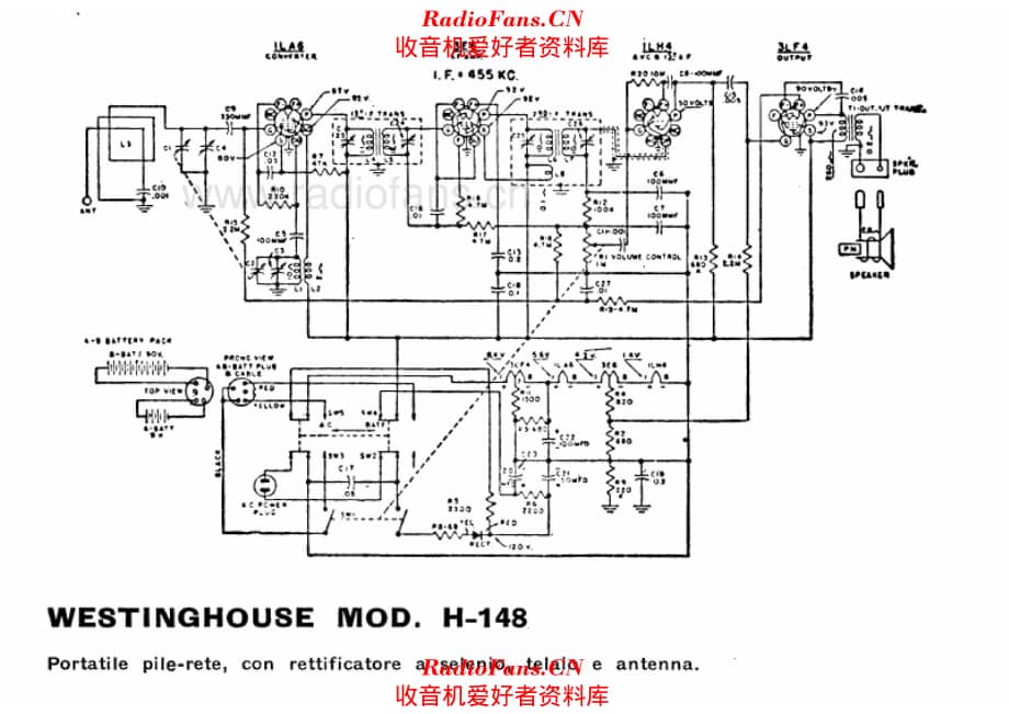 Westinghouse H-148 电路原理图.pdf_第1页