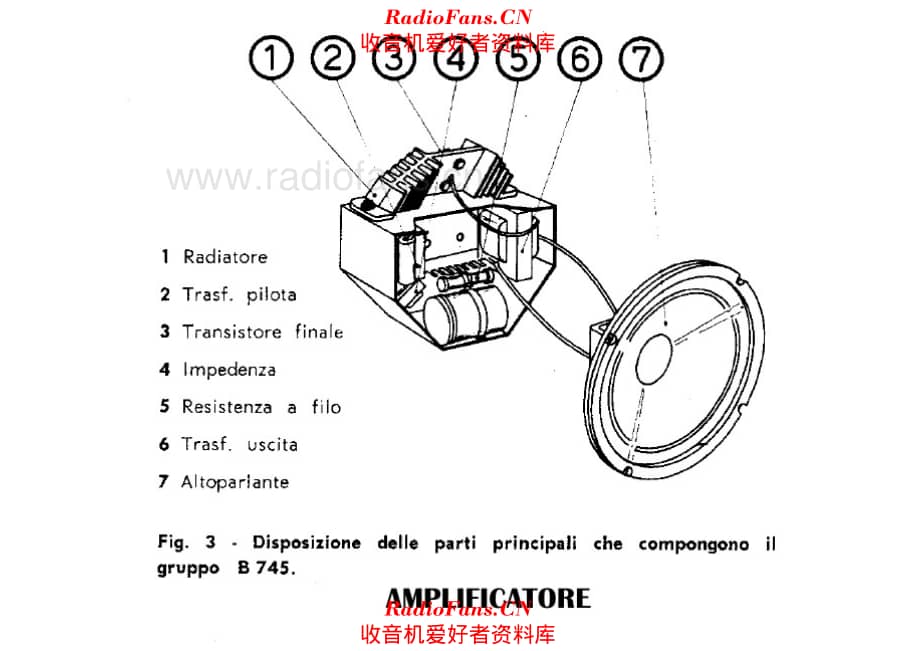 Voxson 752 Zephir III speaker assembly 电路原理图.pdf_第1页