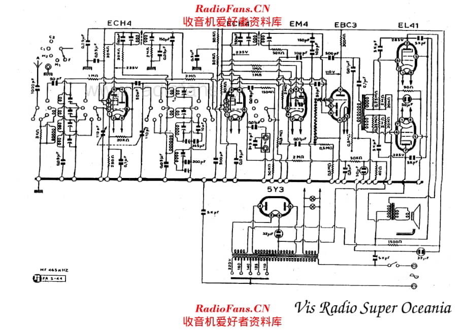 Vis Radio Super Oceania 电路原理图.pdf_第1页