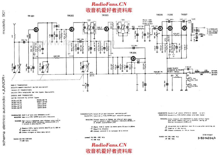 Voxson 901 Junior 电路原理图.pdf_第1页
