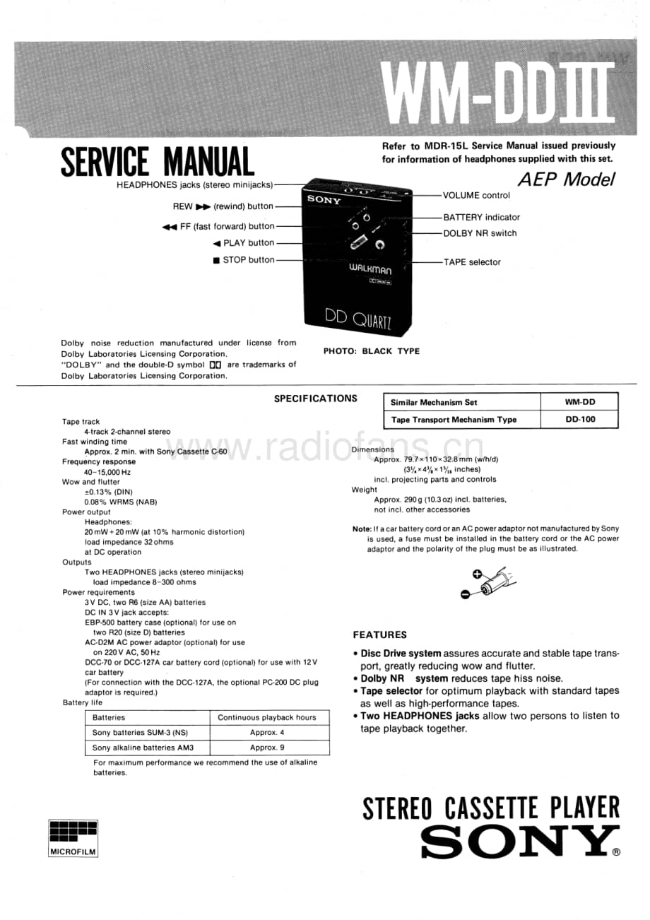 Sony_WMDD_Mk3_service_manual电路原理图 .pdf_第1页