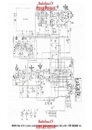 Zenith MT1971-3 ML2605-3 ML2606-3 ML-2608-3 ML2610-3 ML2626-3 7000-3 7200-3 with decoder 9L20 电路原理图.pdf