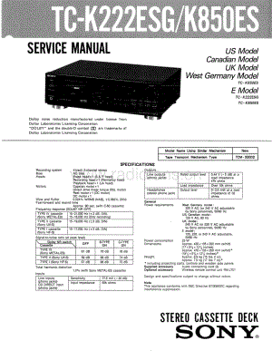 Sony_TC-K222ESG_service_manual电路原理图 .pdf