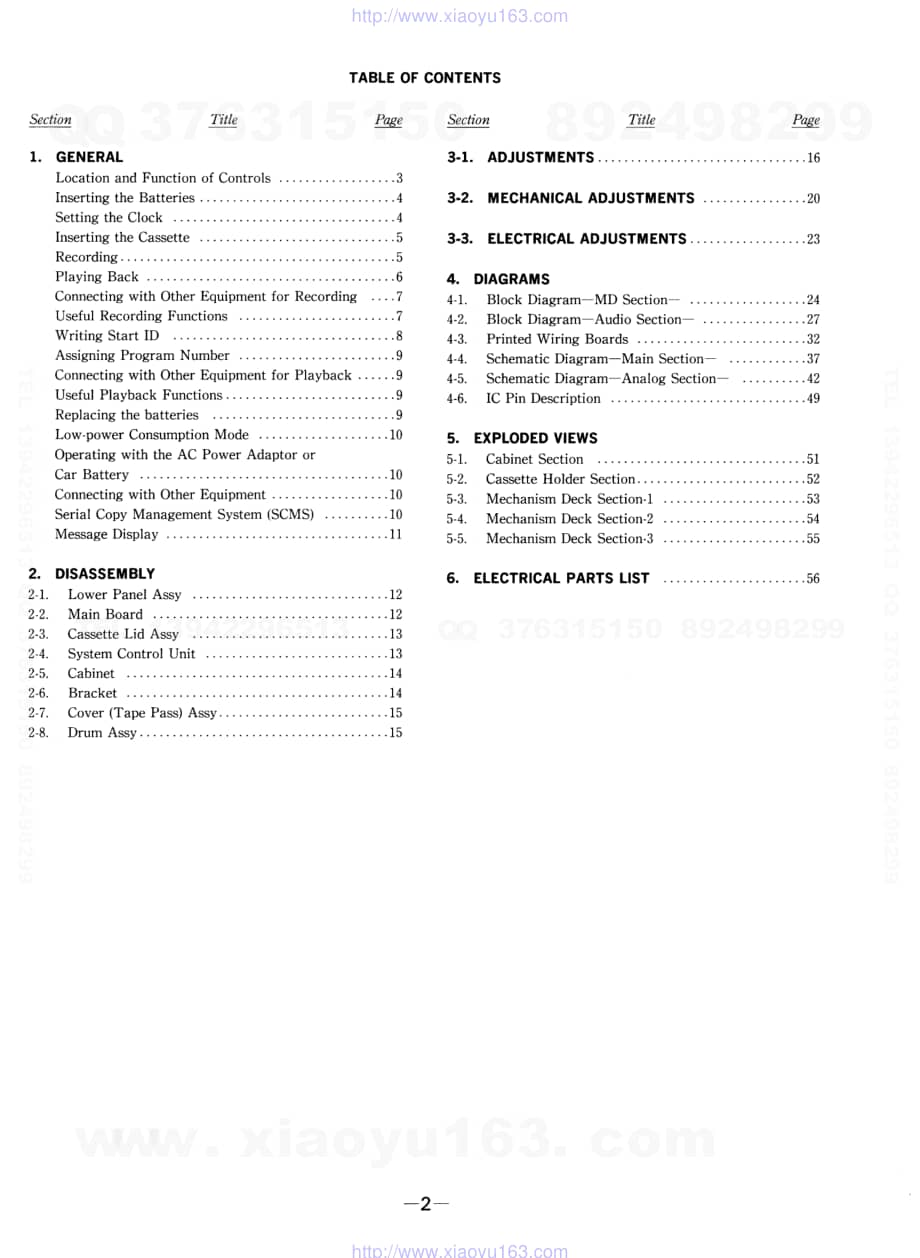 Sony索尼TCD-D8图纸电路原理图 .pdf_第2页