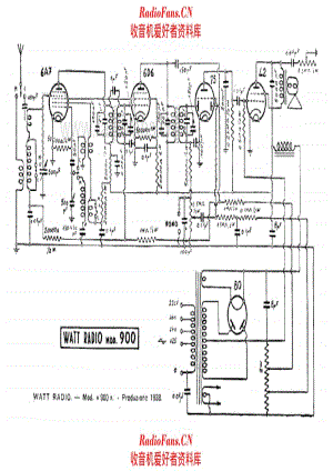 Watt Radio 900 alternate 电路原理图.pdf