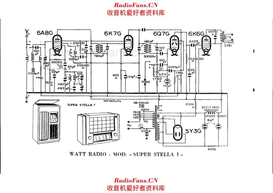 Watt Radio Super-Stella-I 电路原理图.pdf_第1页