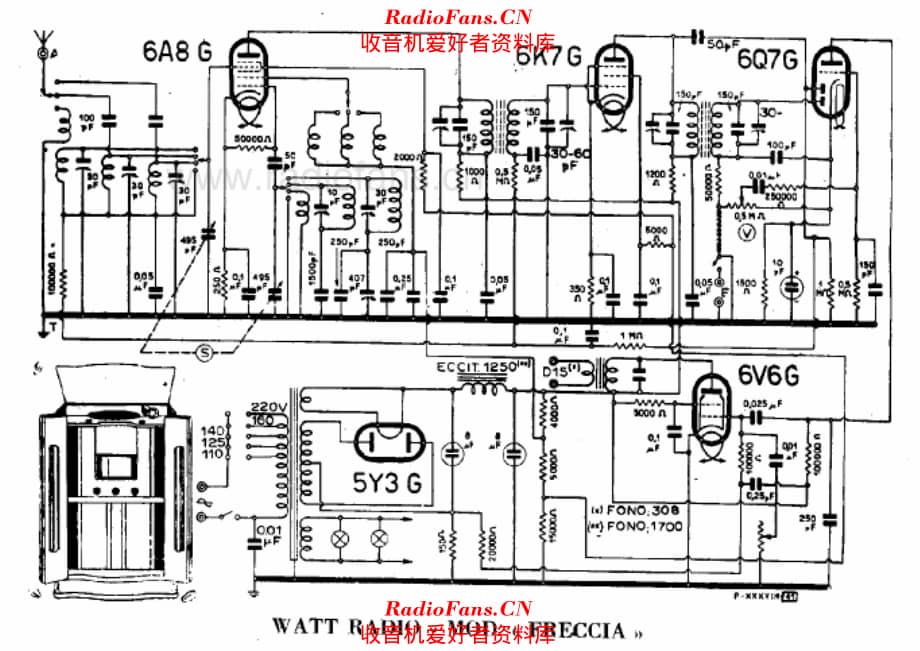 Watt Radio Freccia_2 电路原理图.pdf_第1页