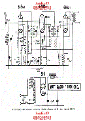 Watt Radio Cucciolo 电路原理图.pdf