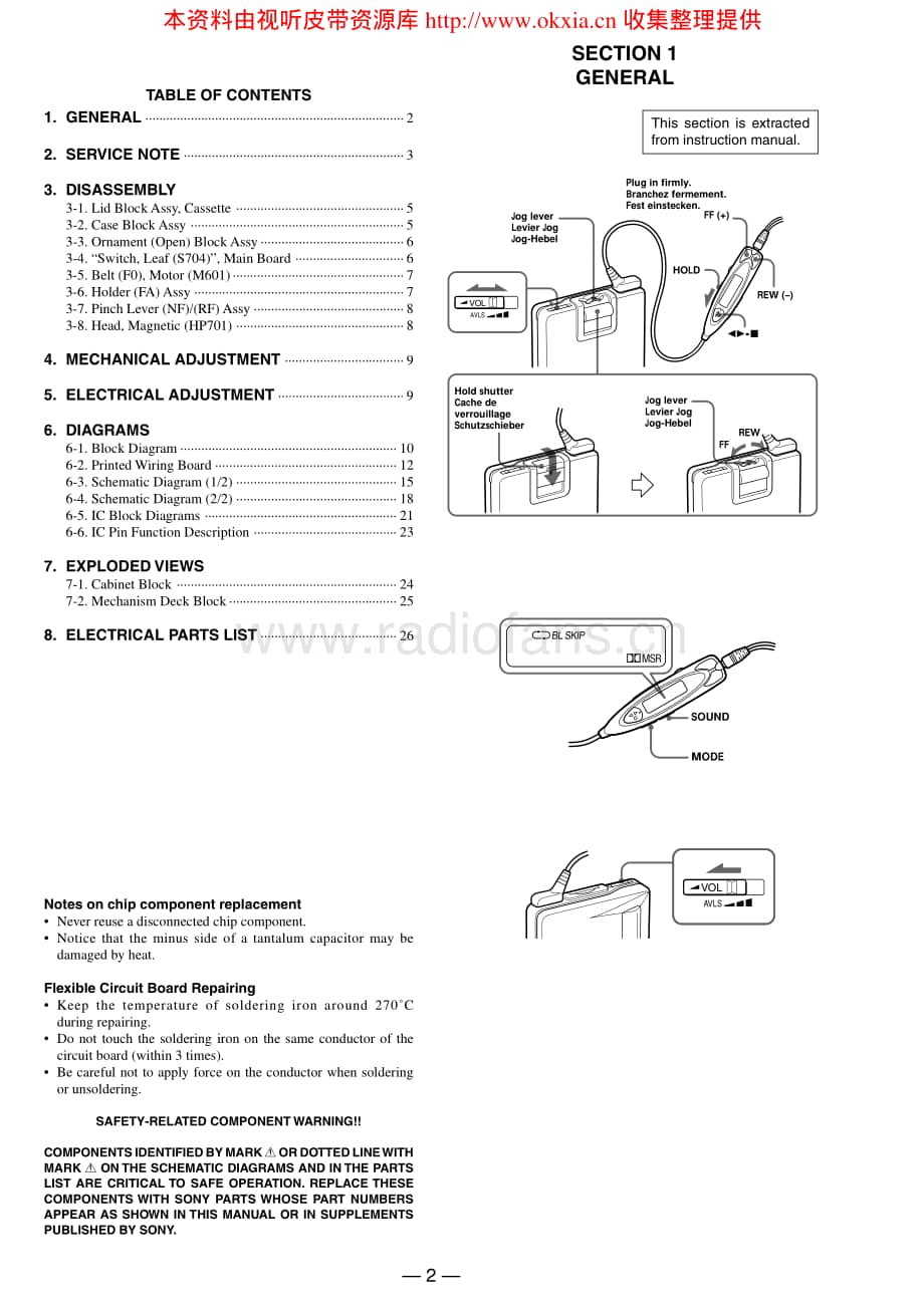 SONY WM-EX2000V1.2电路原理图 .pdf_第2页
