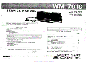 sony wm701c电路原理图 .pdf