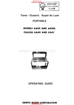 Zenith A600_usr 电路原理图.pdf