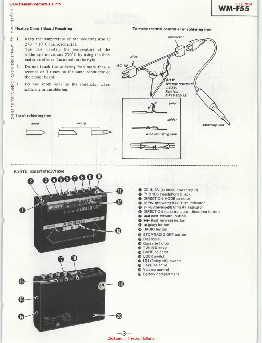 索尼SONY WM-F55磁带随身听维修手册.pdf_第3页