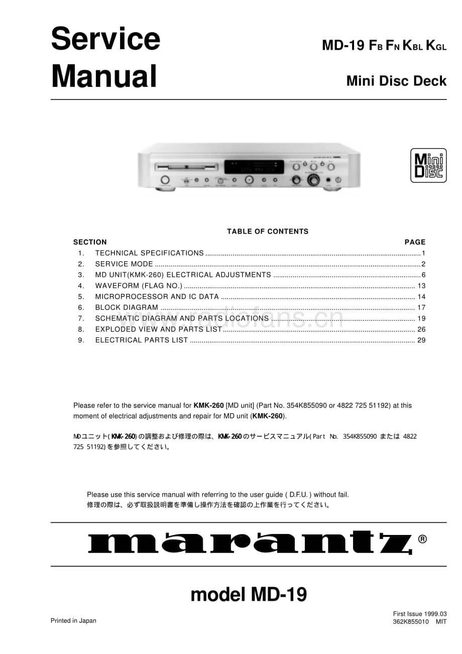 Marantz MD-19电路原理图 .pdf_第1页