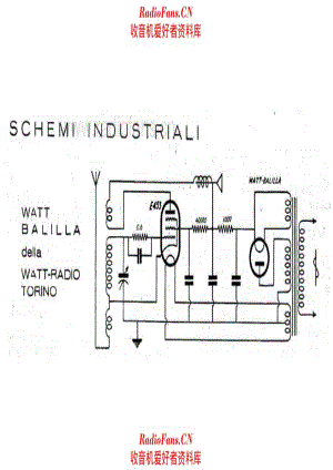 Watt Radio Balilla 电路原理图.pdf