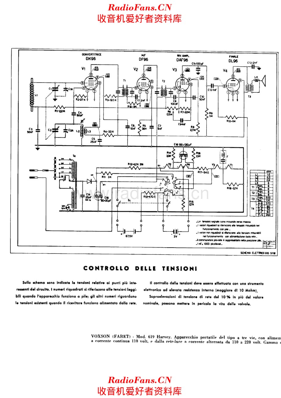 Voxson 619 Harvey voltages 电路原理图.pdf_第1页