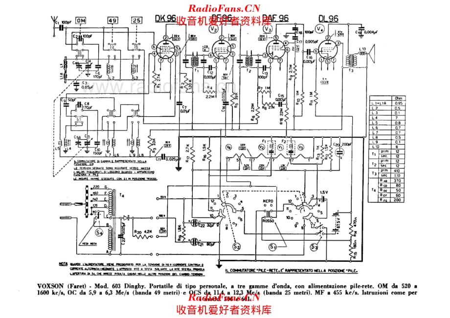 Voxson 603 Dinghy 电路原理图.pdf_第1页