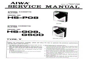 AIWA HS-G08,P08,G500 Service Manual电路原理图 .pdf