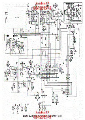 Zenith ML2785-3 ML2786-3 with decoder IOL23 电路原理图.pdf