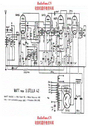 Watt Radio Super Stella 42 电路原理图.pdf