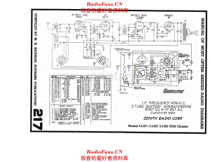Zenith 5-J-217 5-J-247 5-J-255 电路原理图.pdf