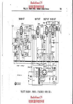 Watt Radio Taurus-Oro III 电路原理图.pdf