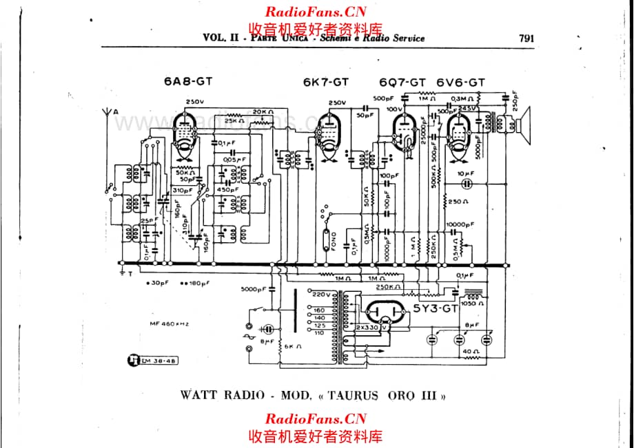 Watt Radio Taurus-Oro III 电路原理图.pdf_第1页