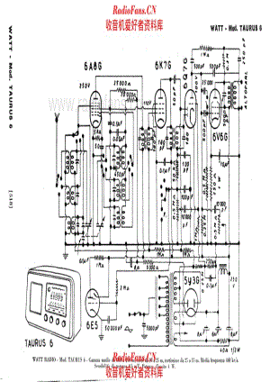 Watt Radio Taurus-6 电路原理图.pdf
