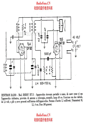 Zenitron - Derby RT21 电路原理图.pdf