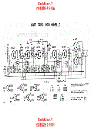 Watt Radio Monello trans 电路原理图.pdf